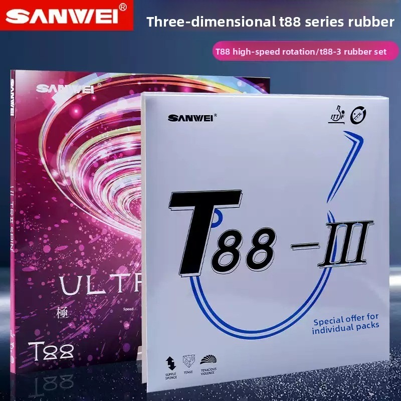 Table Tennis Kit - Sanwei T88 ULTRA-Spin T88-3 Table Tennis