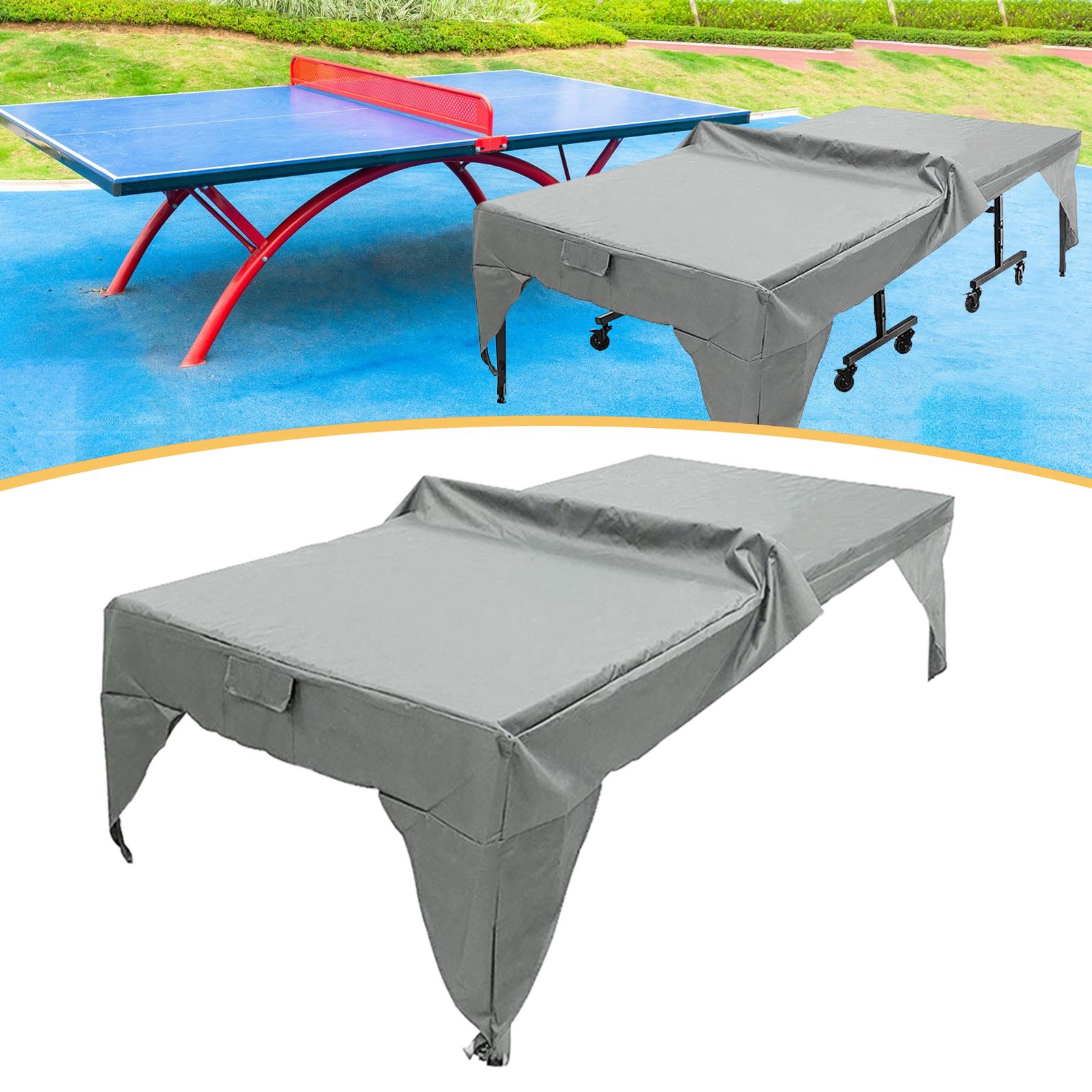 Table Tennis Or Tennis Table - Premium 190T Silver Polyester Ping Pong