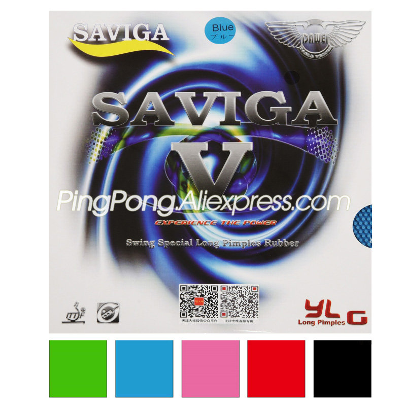 Table Tennis Forehand - Colorful DAWEI SAVIGA V Pips-long Table
