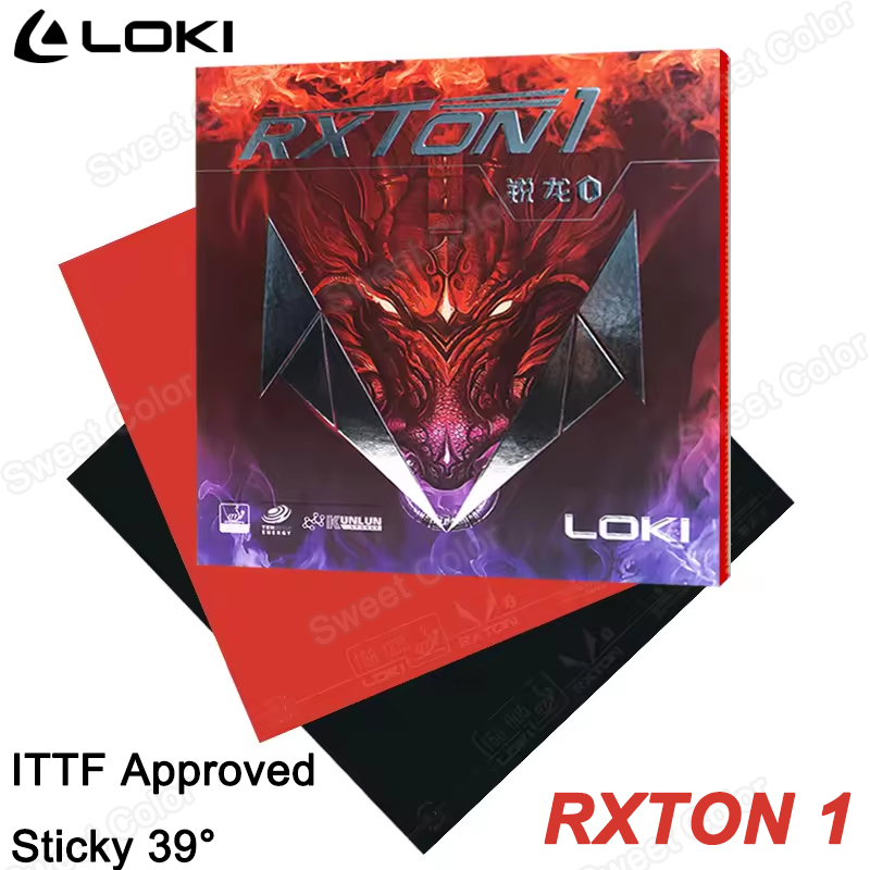 Table Tennis Or Tennis Table - LOKI RXTON 1 Ping Pong Rubber
