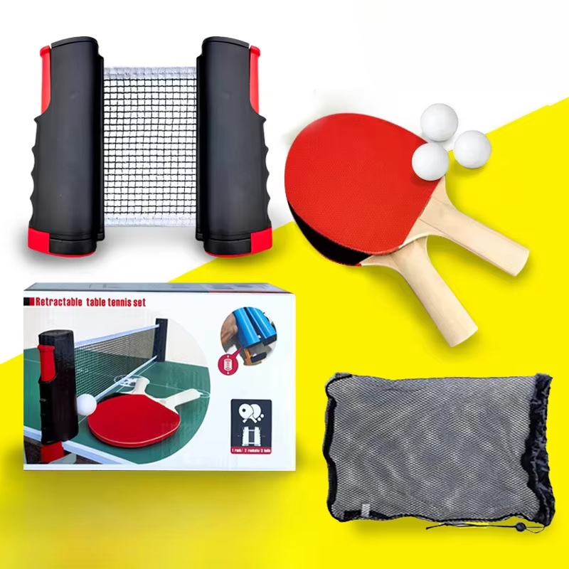 Table Tennis Kit - Stretchable Pingpong Mesh Frame or Portable