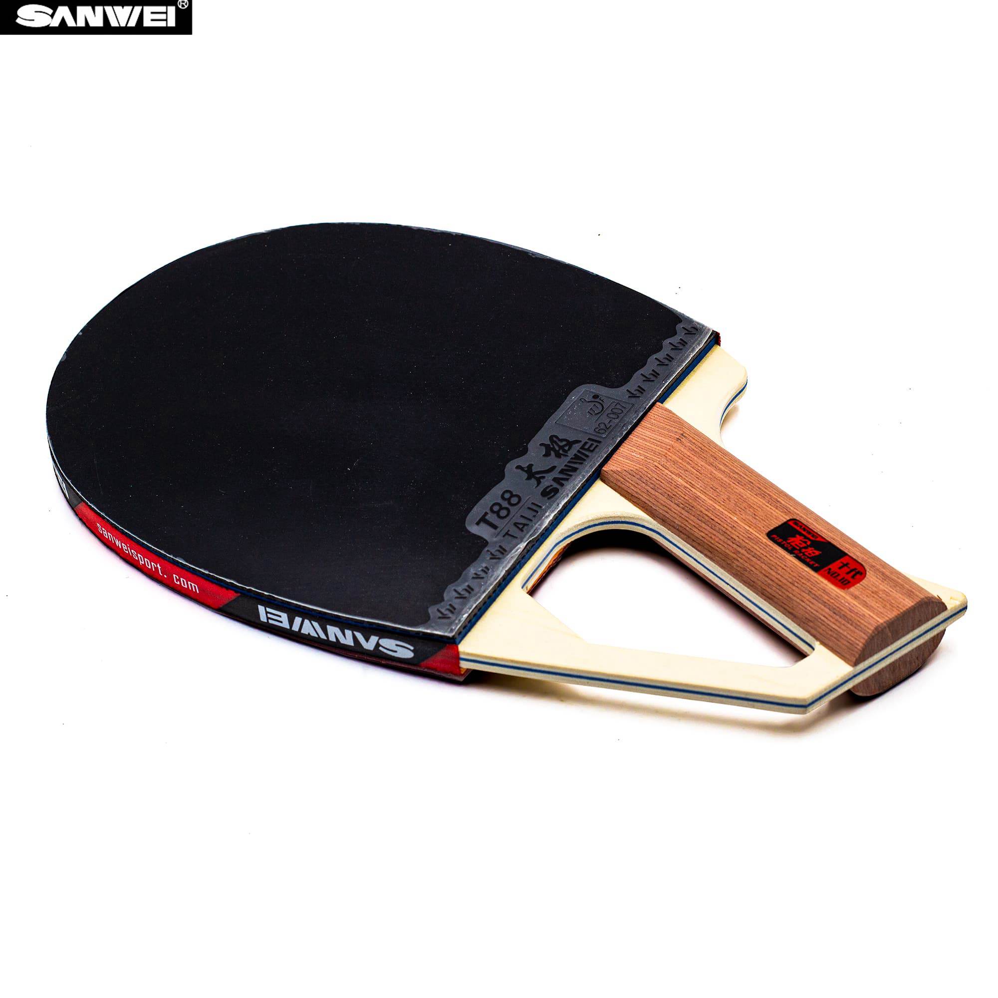 Sanwei 10th Pistol Racket Pre- - đánh giá và giá Table Tennis Is Played With A