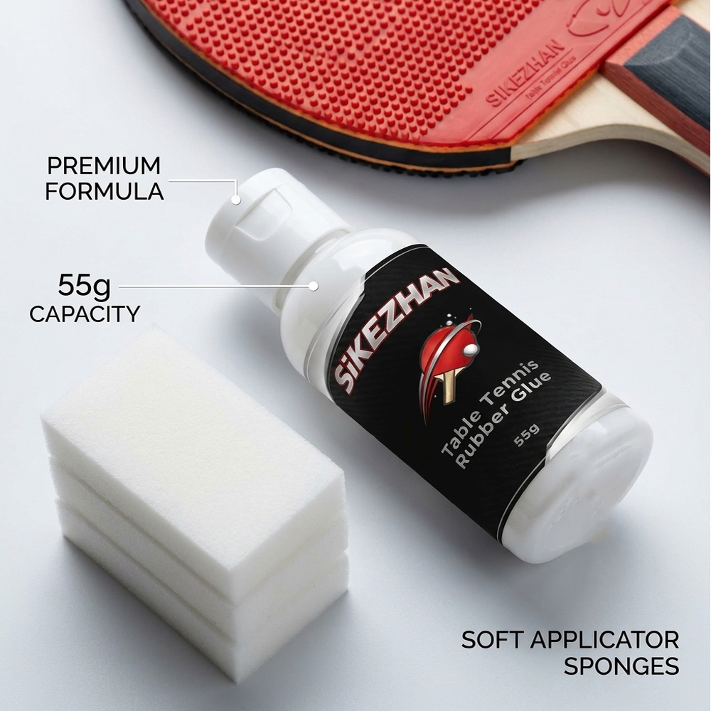55G Table Tennis Rubber Glue P - đánh giá và giá Table Tennis Kit
