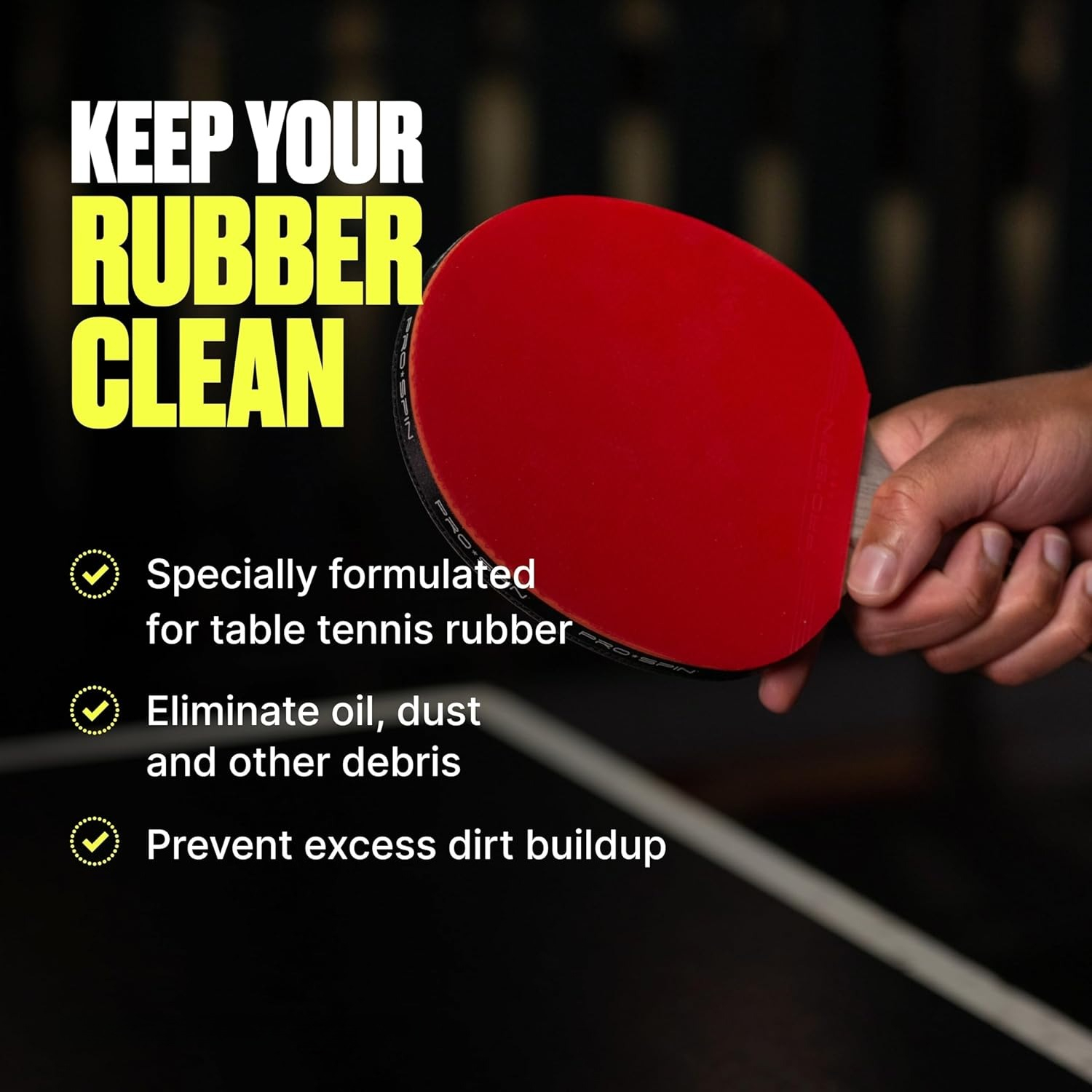 Table Tennis Rubber Cleaning K - đánh giá và giá Table Tennis Kit