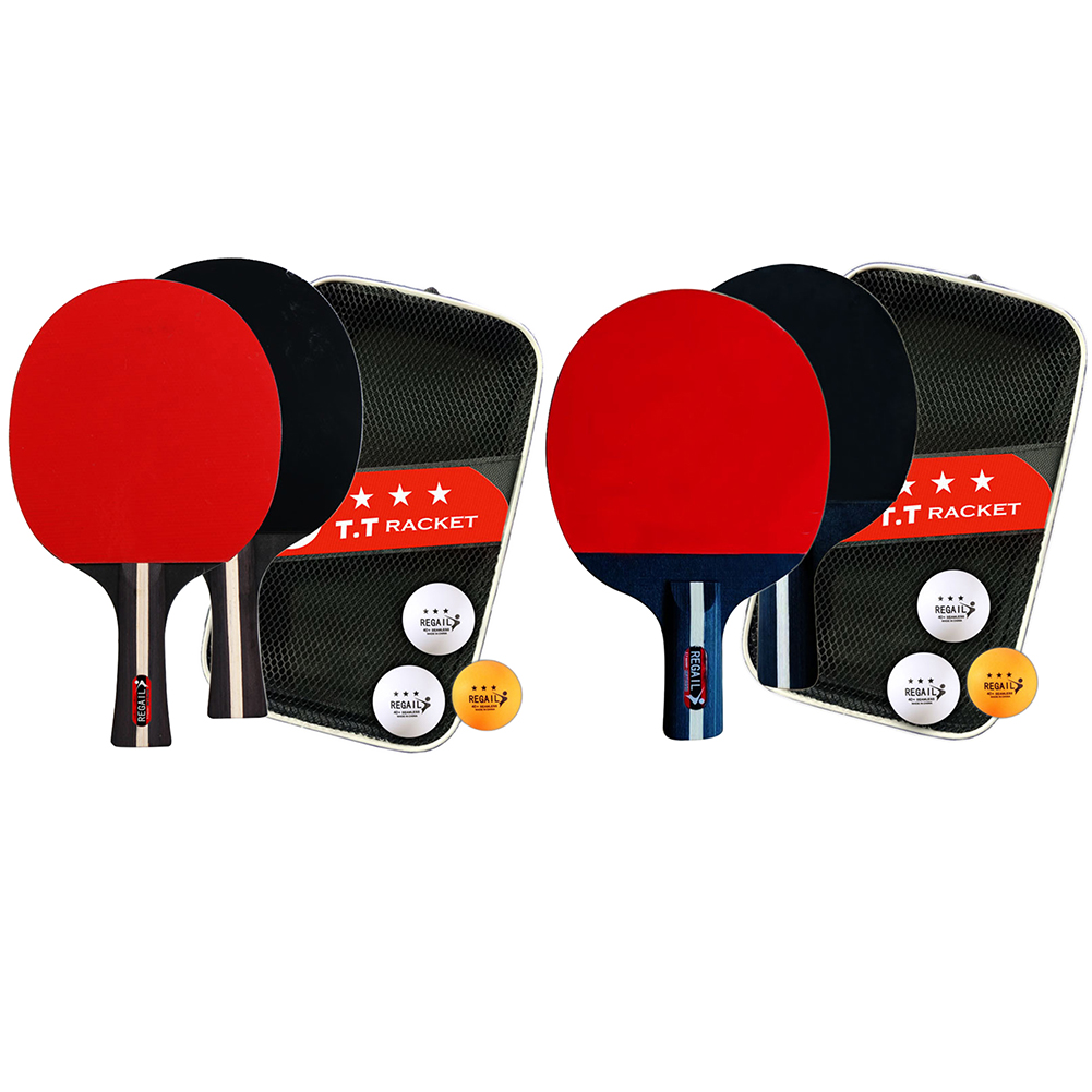 Table Tennis Racket 2 Rackets  - đánh giá và giá Table Tennis Kit