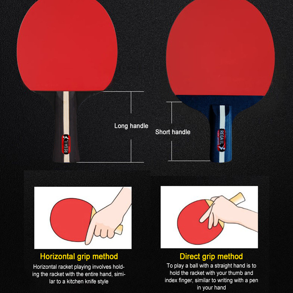 Table Tennis Racket 2 Rackets  - đánh giá và giá Table Tennis Kit