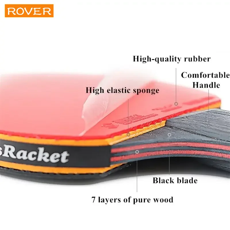 5/6 Star Table Tennis Racket 2 - đánh giá và giá Table Tennis History