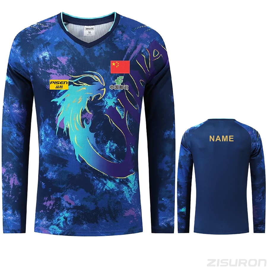 Custom Text Logo CHINA Wang C. - đánh giá và giá Table Tennis Logo