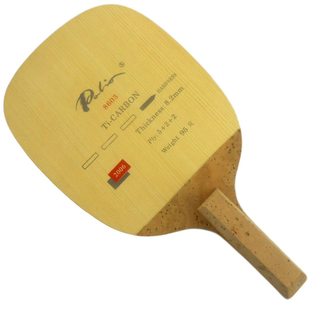 PALIO 8603 Carbon Titanium Tab - đánh giá và giá Table Tennis Forehand