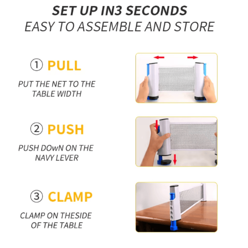1pc/Table Tennis Net Anywhere  - đánh giá và giá Table Tennis Online