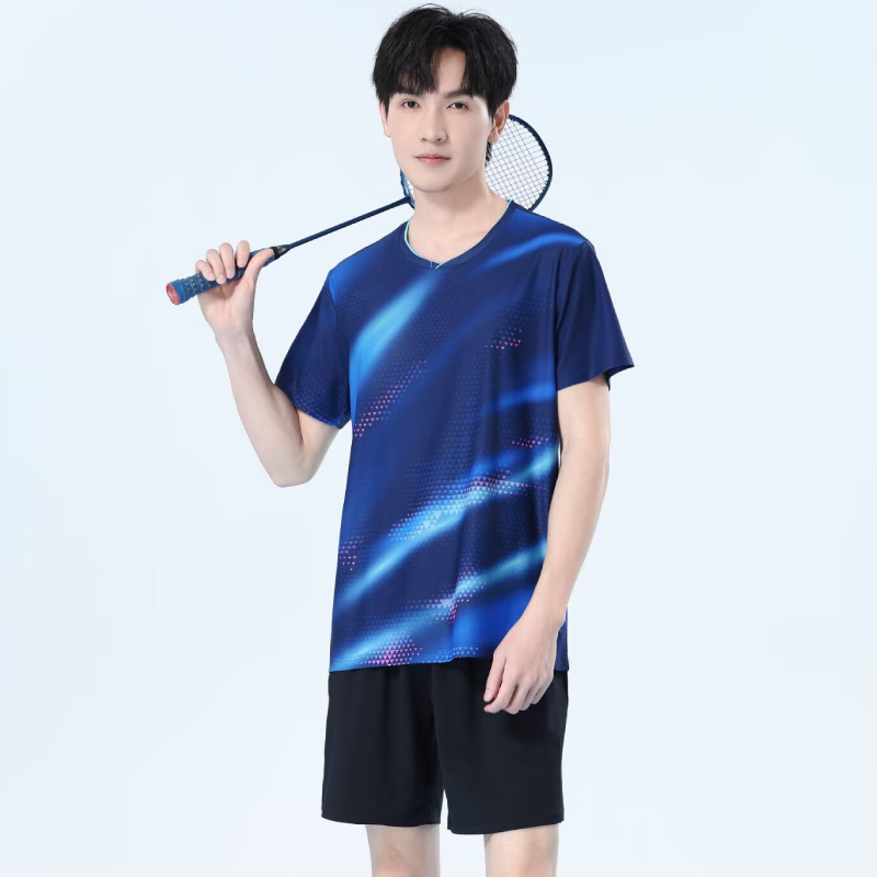 Men Quick Dry Badminton Shirt  - đánh giá và giá Table Tennis Logo