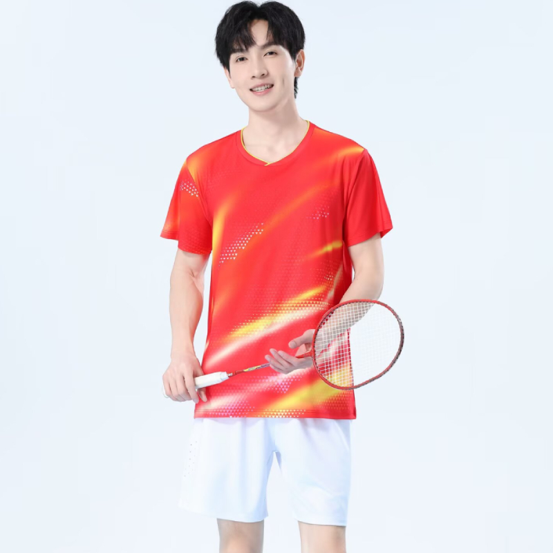 Men Quick Dry Badminton Shirt  - đánh giá và giá Table Tennis Logo